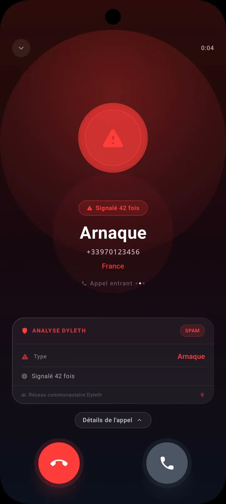 Vidéo DYLETH : un appel d'arnaque