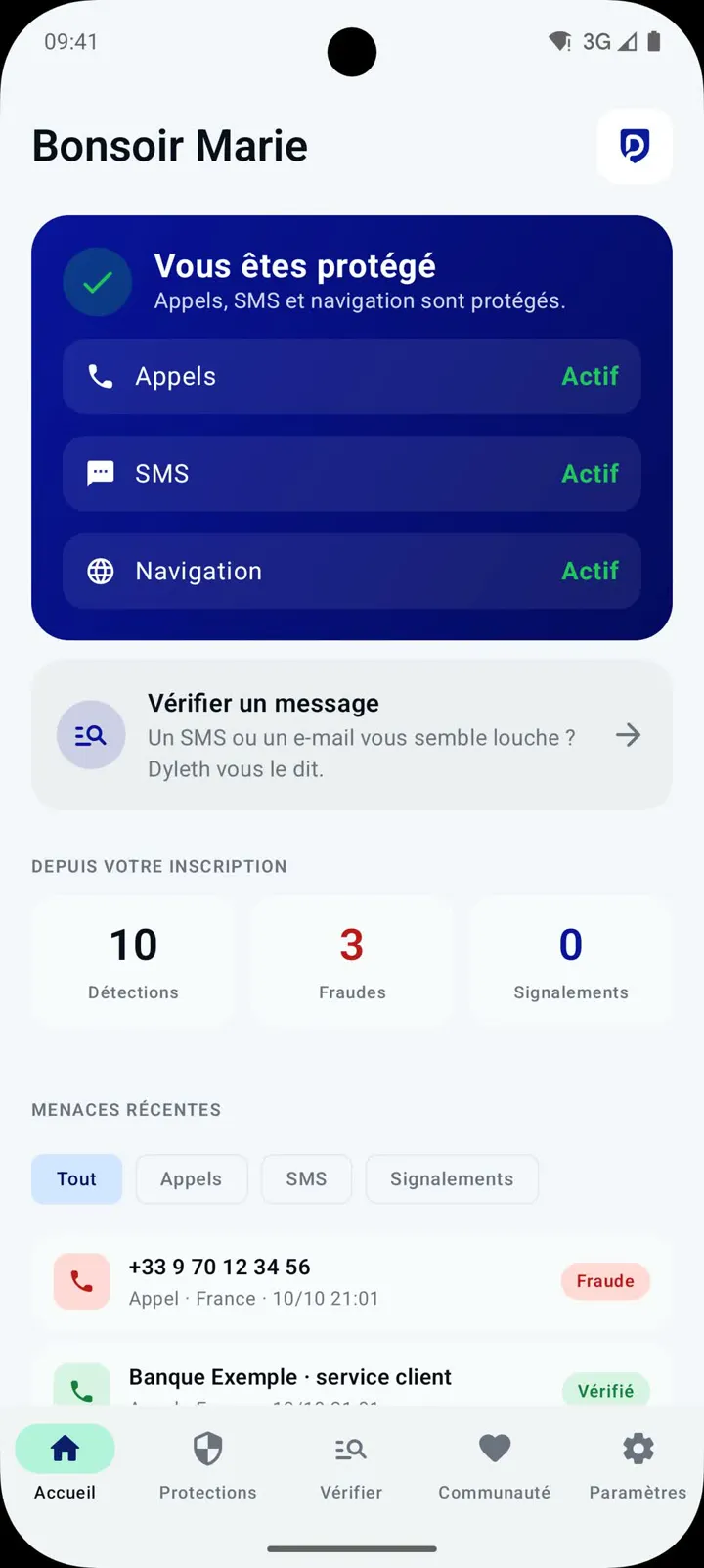 Vidéo DYLETH : L'accueil
